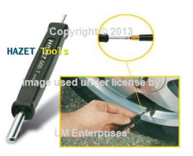 Hazet wheel valve stem tool removal install new