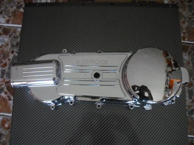 Scooter 150cc gy6 engine chrome long crank cover