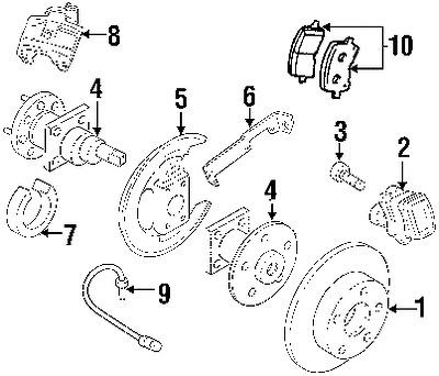 Oldsmobile 25956847 genuine oem factory original rotor