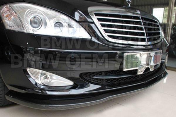 Carbon fiber benz s-class w221 c style front lip spoiler  !  2007-2009 !