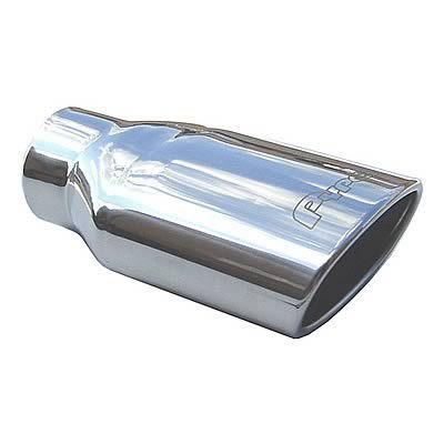 Pypes stainless steel exhaust tips 3" inlet slip-on 3" outlet polished evt28