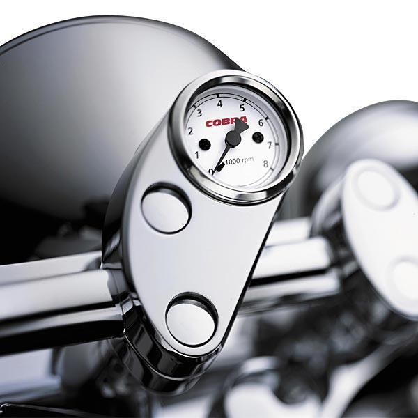 Cobra bolt-on tach kit - chrome  01-1619