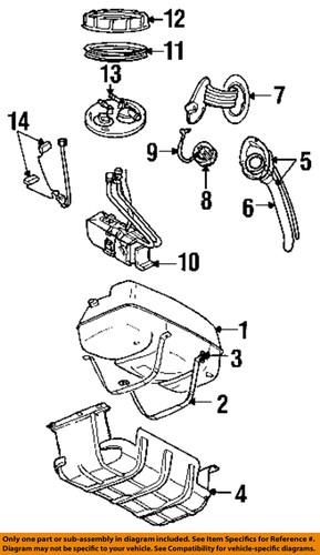 Mopar oem 4716571ad fuel system-housing