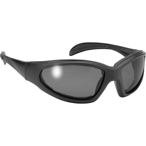 Black/polarized lens grey polarized lens pacific coast chopper padded sunglasses