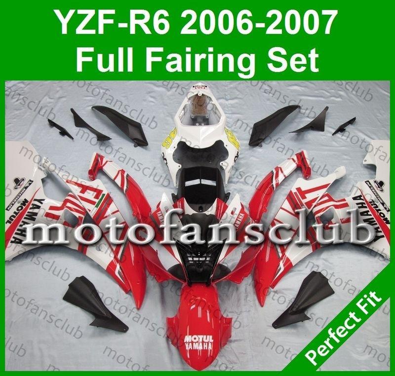 Fit yamaha yzf r6 06 07 yzfr6 2006 2007 600 fairing bodywork abs plastics #21 c