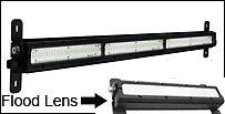 Vision x 36" shockwave led single panel fluorescent replacement flood lens