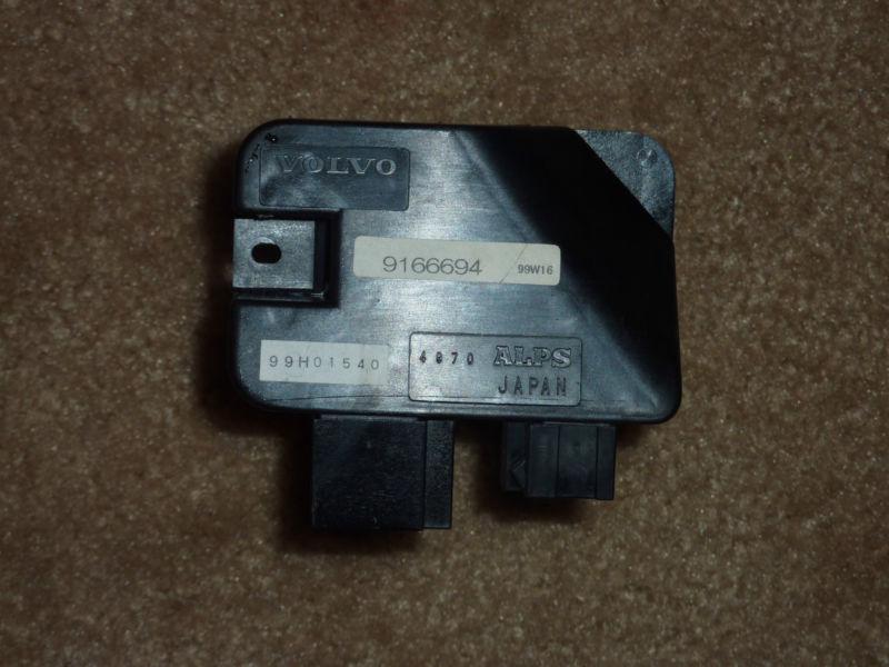 Volvo s70, v70, xc blower motor resistor with ecc 9166694