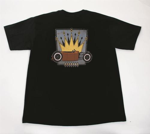 Ghh t-shirt short sleeve cotton black vintage snooky's logo men's x-lg each