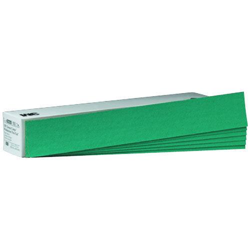 3m 80 grit green corps sandpaper 2 3/4" x 17.5" resin longboard sheet 100pk 2220
