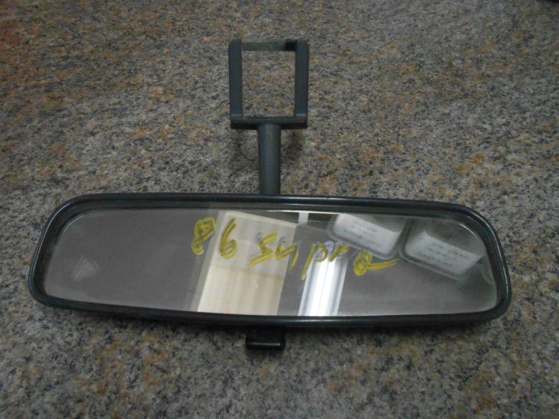 005437  1986-1992 toyota supra 2dr gray interior rear view mirror e-129