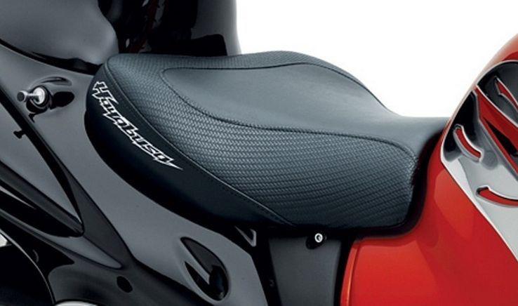 New suzuki oem hayabusa carbon fiber look gel seat with logo 990a0-61008-crb
