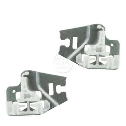 Power window regulator repair clips front pair set for bmw 3 series sedan wagon