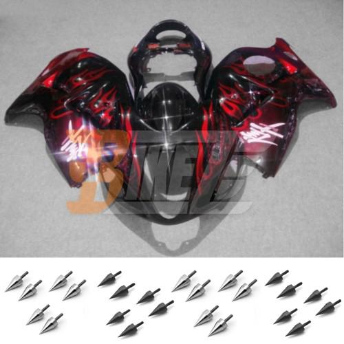 Free bolt kit! injection fairing kit for suzuki hayabusa gsxr 1300 1999-2007 pac