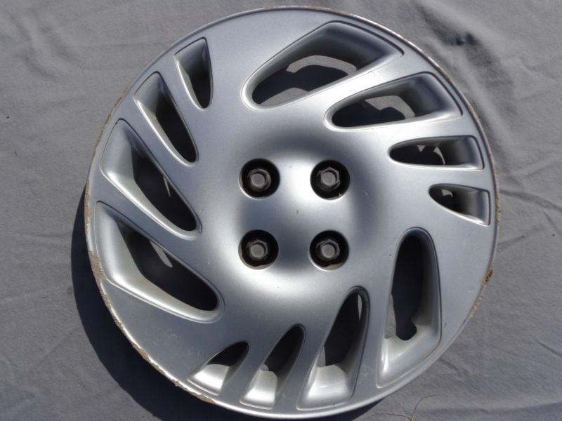 1998 1999 saturn s series hubcap wheel cover 15" oem 21012596 h# 6010 #h13-a424