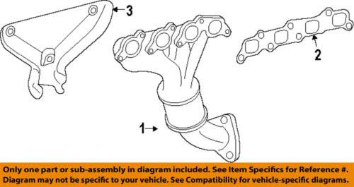 Gm oem 12579774 exhaust manifold gaskets/exhaust manifold gasket