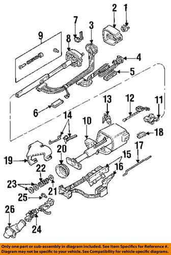 Gm oem 7845238 steering column-intermed shaft lower bolt