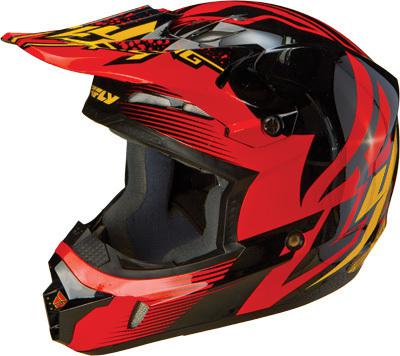 Fly kinetic inversion helmet black/red s 73-3342s