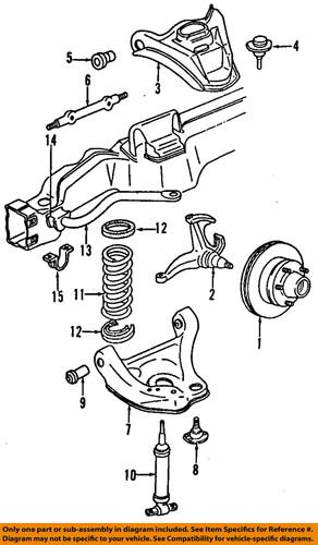 Gm oem 15980176 control arm bushing/suspension control arm bushing