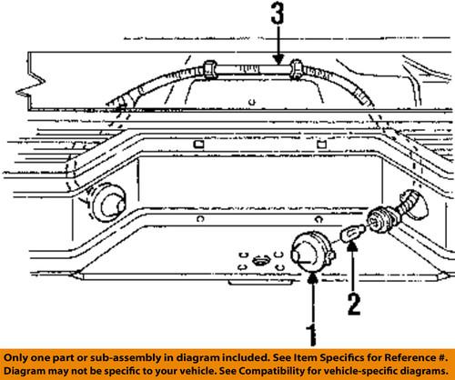 Mazda oem 0000110194 side marker light bulb-bulb