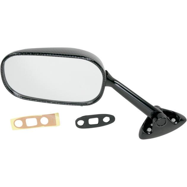 Emgo replacement mirror left carbon fits suzuki gsx-r750 2004-2005