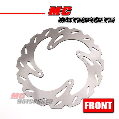 Front solid mx brake disc rotor for kawasaki kx125 kx250 06 07 08