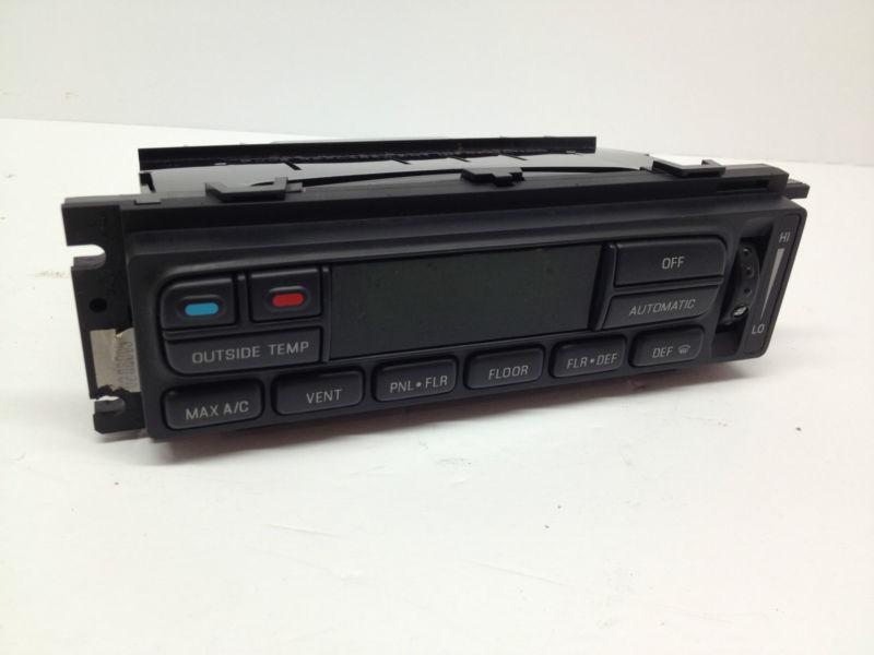 99 00 01 02 ford explorer automatic climate control ac heat xl7h19c933ae black 