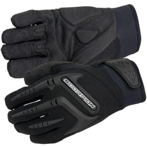 Scorpion skrub mens gloves black