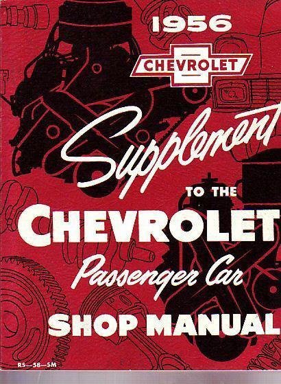 1957 chevrolet car shop service manual        new in wraps