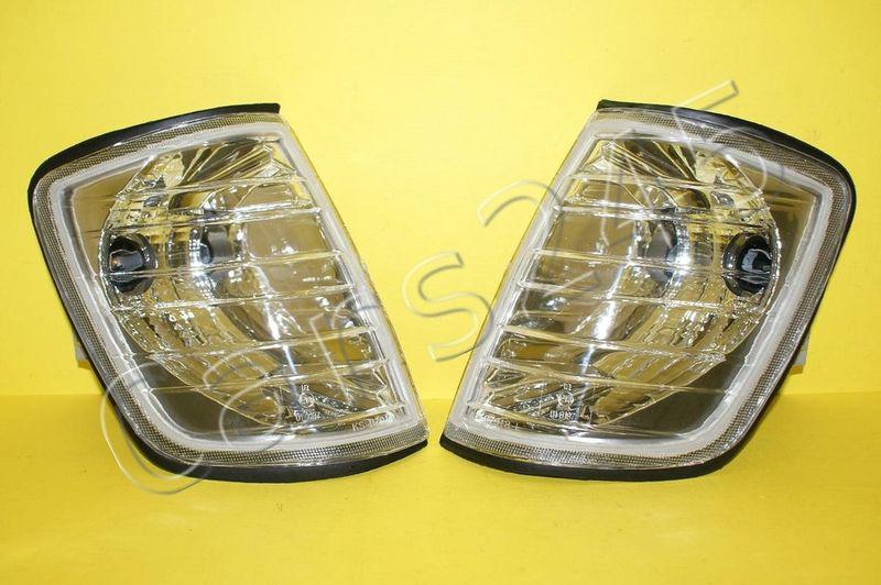 Mercedes e-class 85-95 w124 clear chrome corner lights