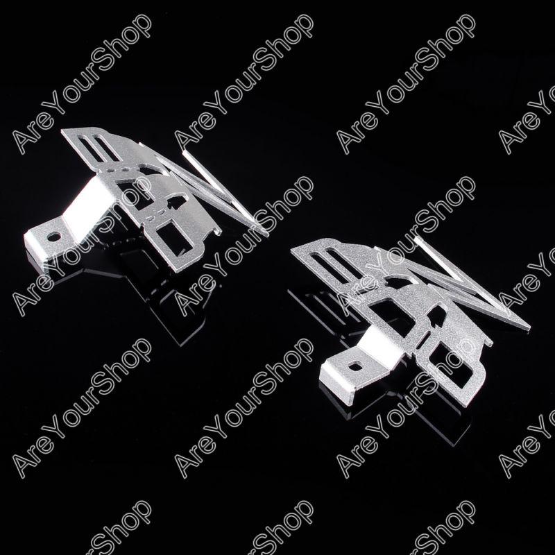 Knee fairing inserts plates guard for kawasaki z800 2013 chrome