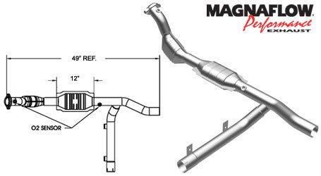 Magnaflow catalytic converter 93130 ford expedition