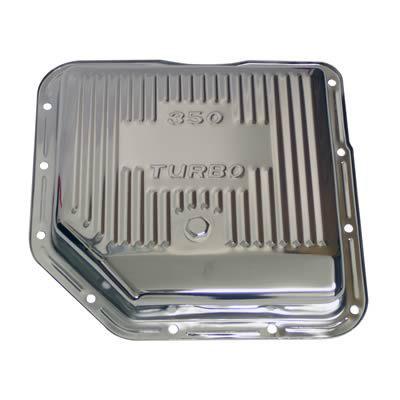 Hughes performance transmission pan stock style steel zinc finish ford c-6 each