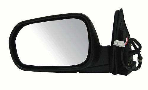 99-02 new honda accord sedan power mirror foldaway black left driver side lh