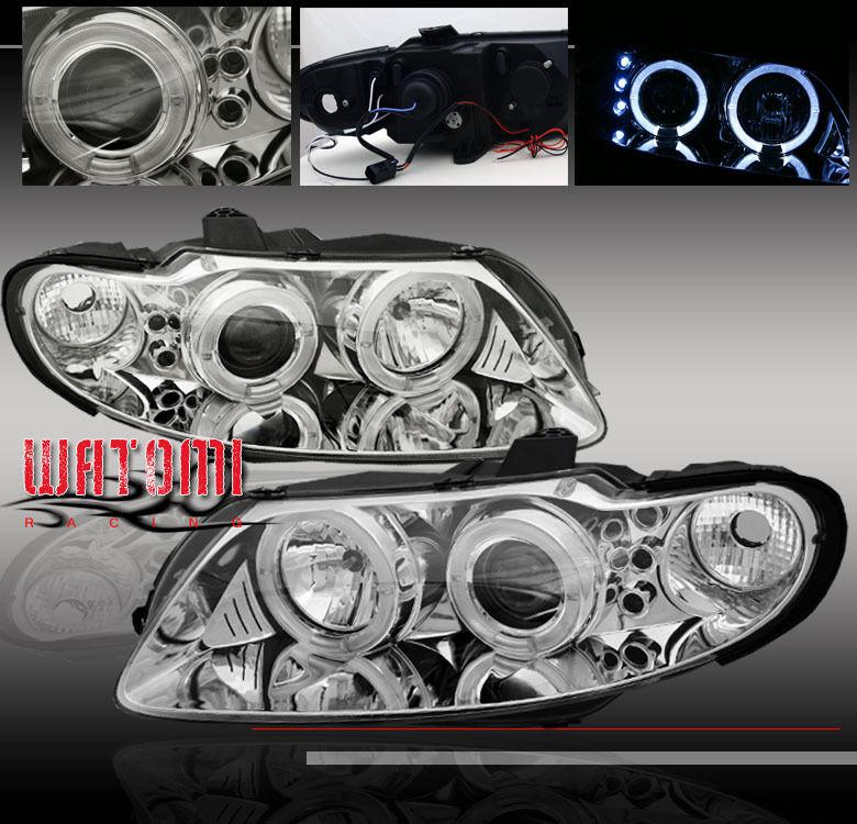 04 05 06 pontiac gto halo led projector headlights lamp