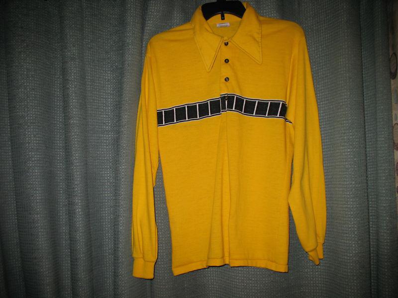 1970's vintage yamaha original molly design mens collared cotton blend shirt xl