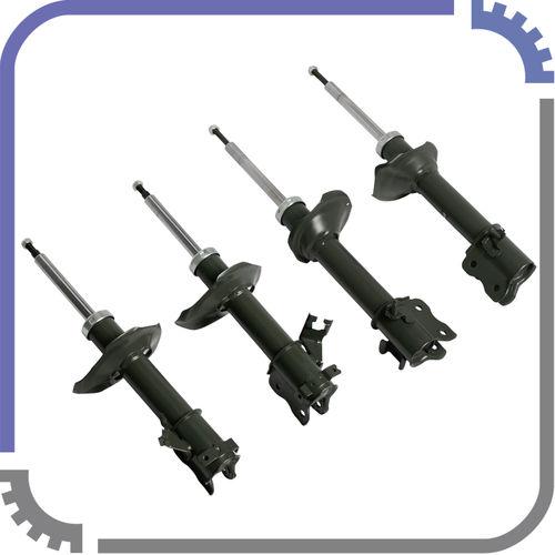 4pc full set shock absorbers | 93-01 nissan altima | front & rear | grey struts