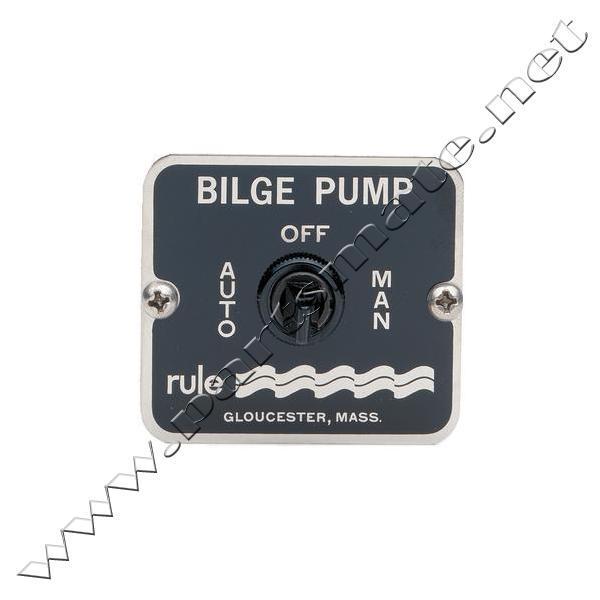 Rule 45 3-way bilge panel switch / standard panel switch all vt.