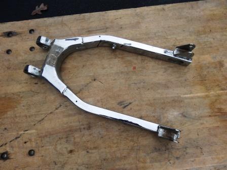 Harley davidson 1979-1981 sportster rear swing arm - k model/shovelhead/panhead