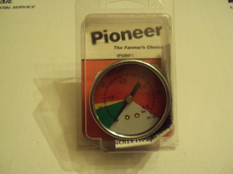 Pioneer filter gauge 15 psi  with color check farmer's choice brand new