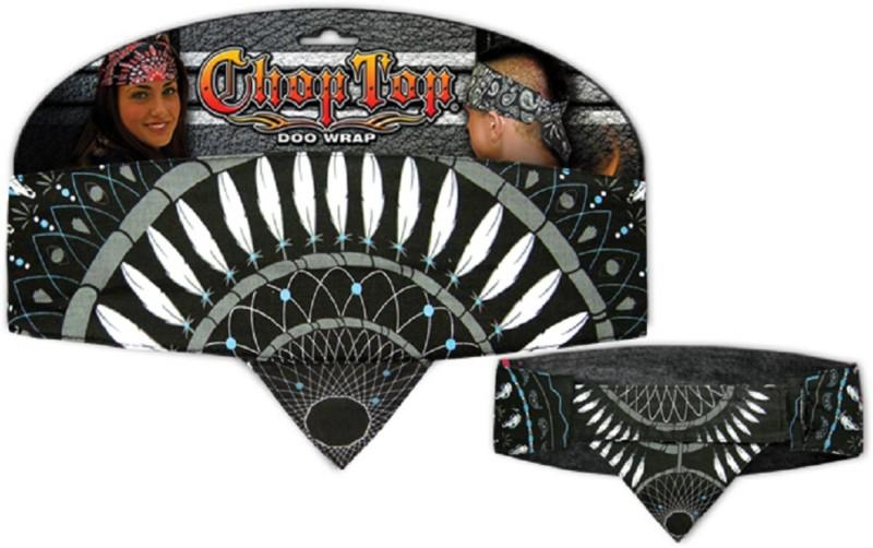 Chop top: dreamcatcher turquoise bandana doo rag motorcycle casual  head wrap