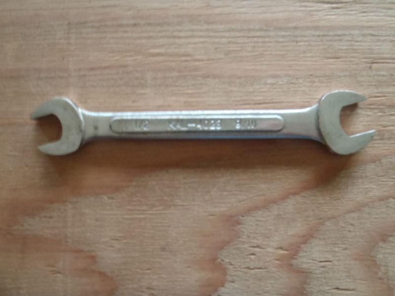 9/16" - 1/2" kal #4023 open end wrench