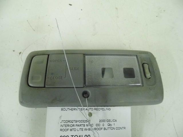 00 01 02 03 04 05 toyota celica sun roof switch and courtesy lamp panel 