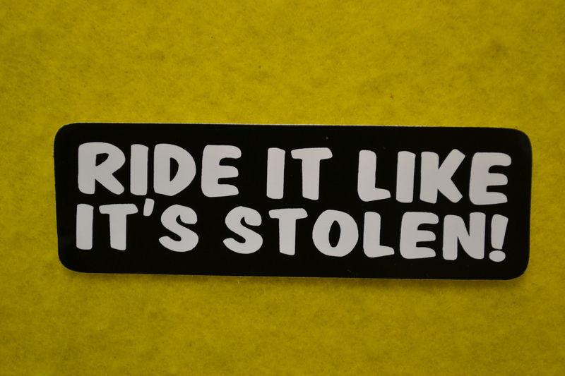 Motorcycle helmet sticker biker