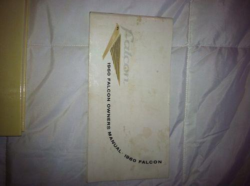 1960 original nos ford ranchero falcon owners manual service guide 60