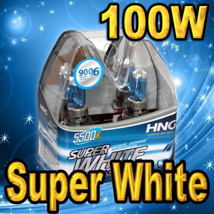 2x 9006 9012 hb4 super white xenon headlight bulbs for low beam 100w..