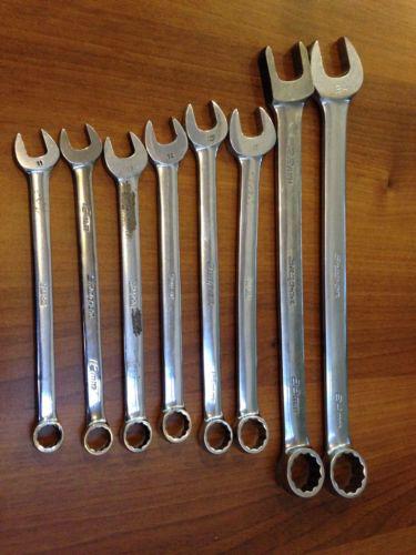 Snap on tools 8 metric combination end wrenches