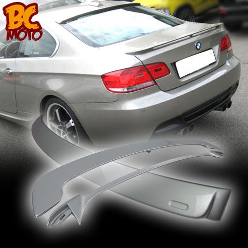 Painted bmw 3-series e92 coupe a roof & oe type rear boot trunk spoiler 07+ ▼