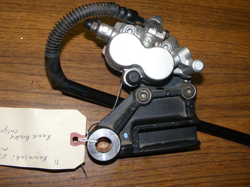 2011 kawasaki ex250j ninja rear brake caliper and bracket