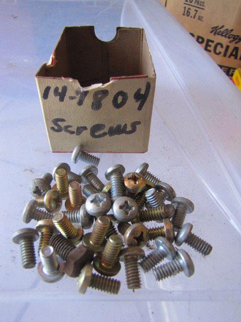 Nos bsa screws p/n14-7804 triumph other british motorcycle