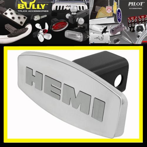 3d stainless steel 1.25" & 2" hemi hitch cover dodge ram crew mega super cab